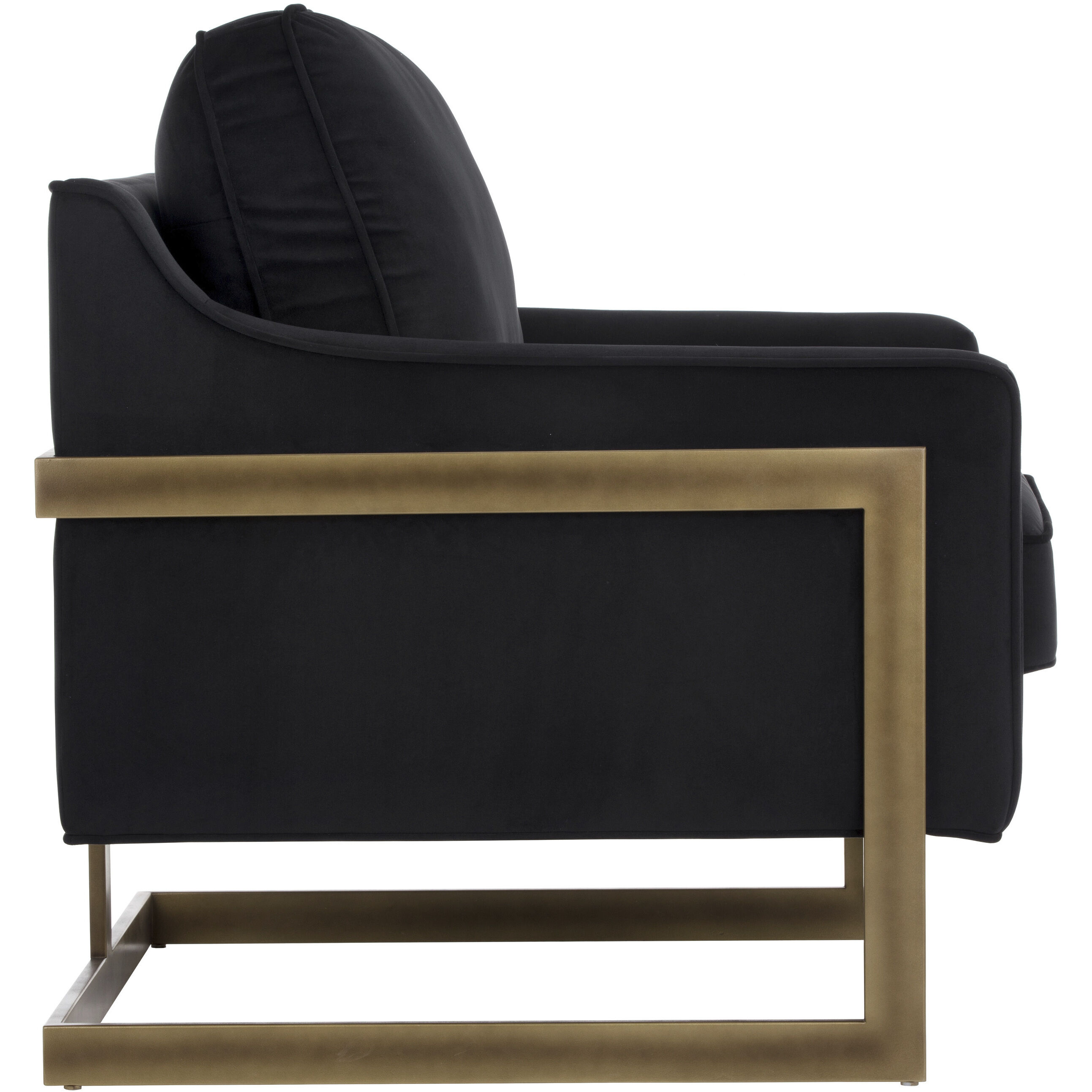 Kalmin Abbington Black Lounge Chair